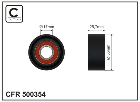 Tensioner Pulley, V-ribbed belt
