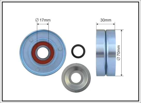 Tensioner Pulley, V-ribbed belt