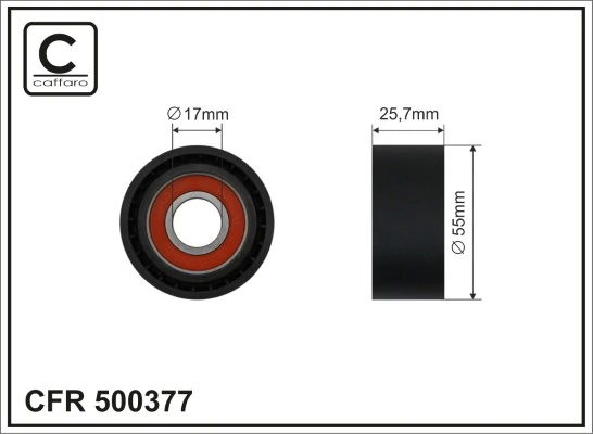 Tensioner Pulley, V-ribbed belt