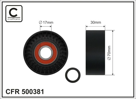 Tensioner Pulley, V-ribbed belt
