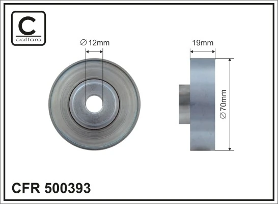 Deflection/Guide Pulley, V-ribbed belt