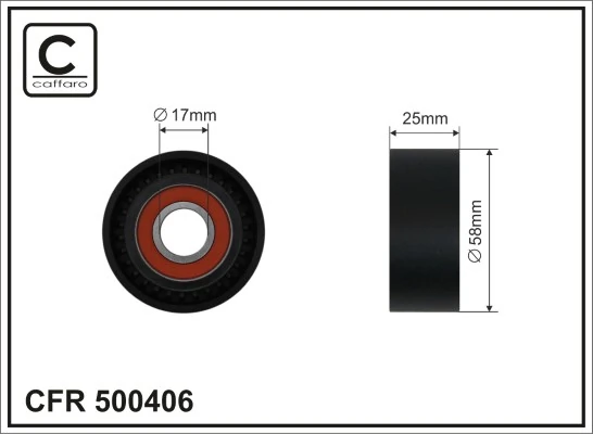 Tensioner Pulley, V-ribbed belt