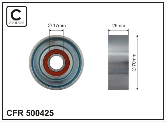 Tensioner Pulley, V-ribbed belt