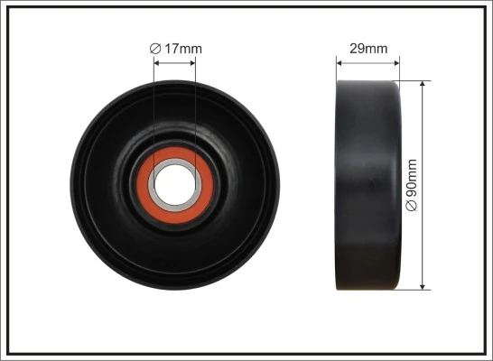 Tensioner Pulley, V-ribbed belt