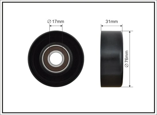 Tensioner Pulley, V-ribbed belt