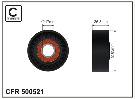 Tensioner Pulley, V-ribbed belt