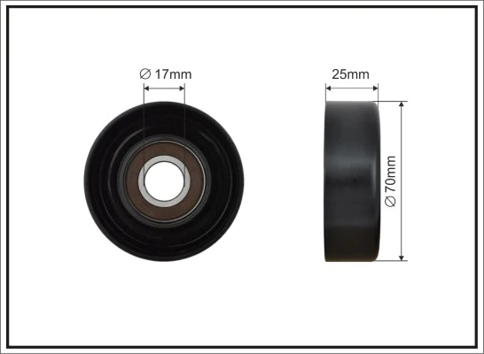 Tensioner Pulley, V-ribbed belt