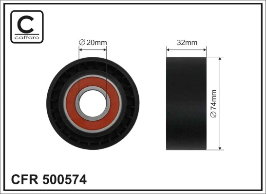 Tensioner Pulley, V-ribbed belt
