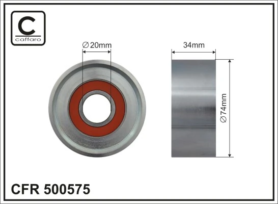 Tensioner Pulley, V-ribbed belt
