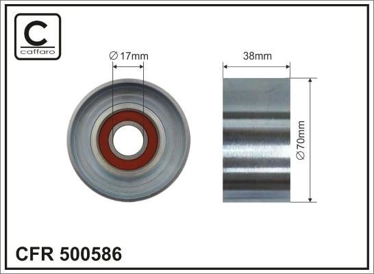 Tensioner Pulley, V-ribbed belt