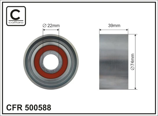 Tensioner Pulley, V-ribbed belt