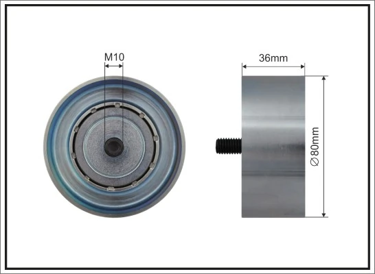 Tensioner Pulley, V-ribbed belt