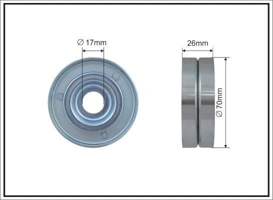 Tensioner Pulley, V-ribbed belt
