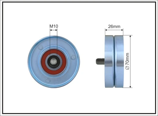Tensioner Pulley, V-ribbed belt