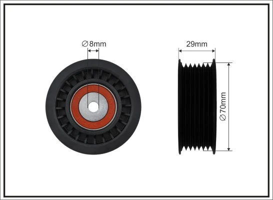 Tensioner Pulley, V-ribbed belt