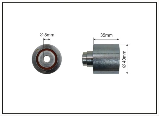 Deflection Pulley/Guide Pulley, timing belt