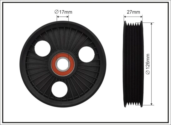 Tensioner Pulley, V-ribbed belt