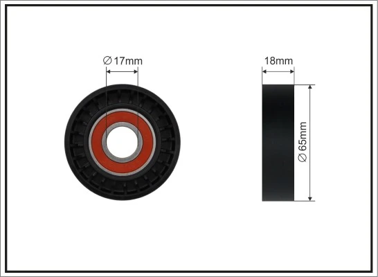 Tensioner Pulley, V-ribbed belt