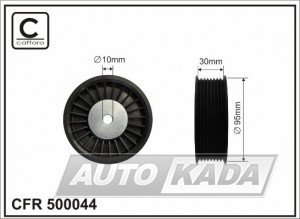 Tension roller 95x10x30 Plastic