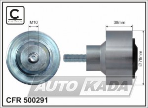 Tension roller 78x10x38 Metal