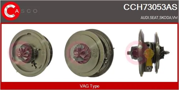 Core assembly, turbocharger