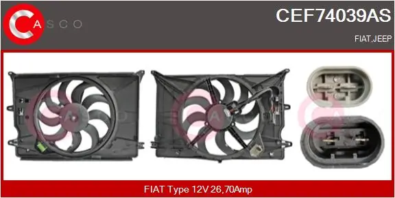 Electric Motor, radiator fan