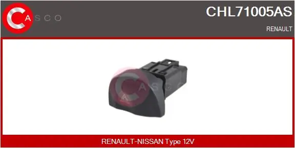 Hazard Warning Light Switch