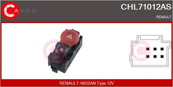 Hazard Warning Light Switch