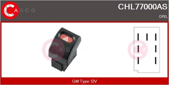 Hazard Warning Light Switch
