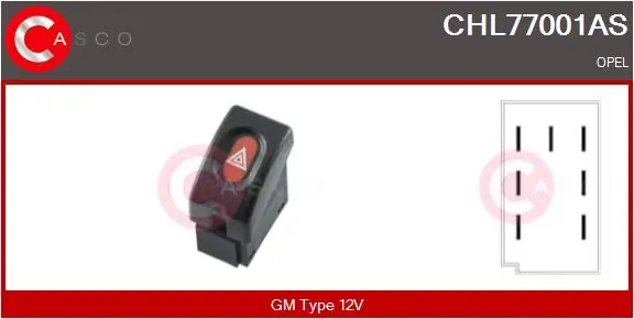 Hazard Warning Light Switch