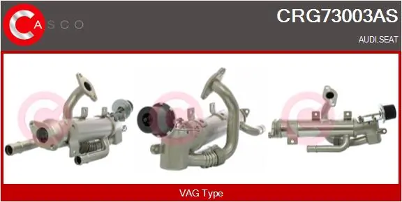 Cooler, exhaust gas recirculation