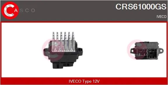 Resistor, interior blower