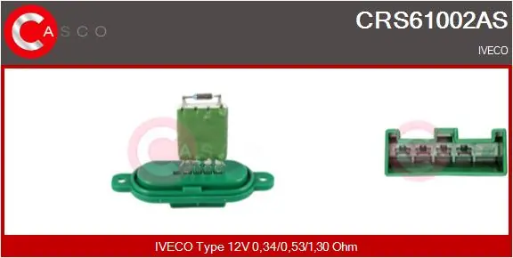 Resistor, interior blower