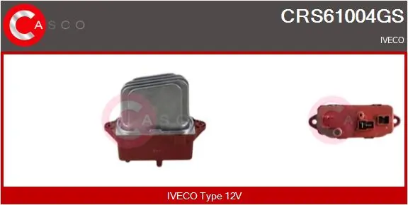Resistor, interior blower
