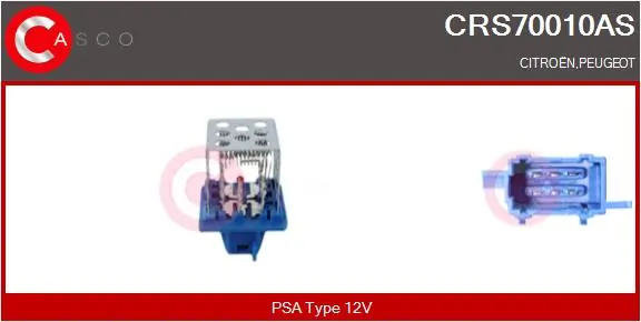 Resistor, interior blower