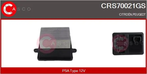 Resistor, interior blower