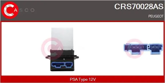 Resistor, interior blower