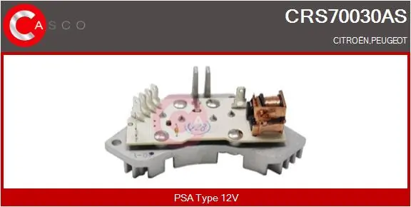 Resistor, interior blower