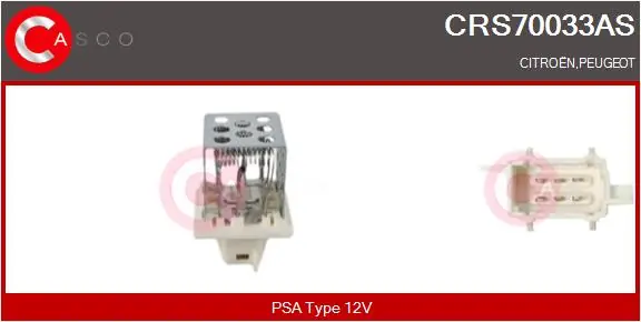 Resistor, interior blower