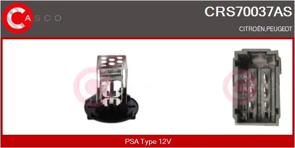 Resistor, interior blower