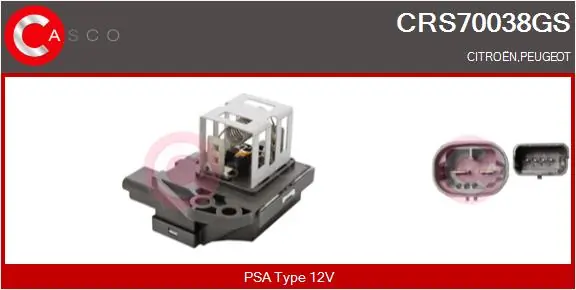 Series Resistor, electric motor (radiator fan)