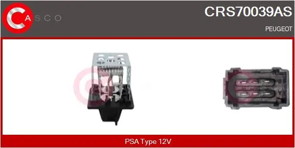 Resistor, interior blower