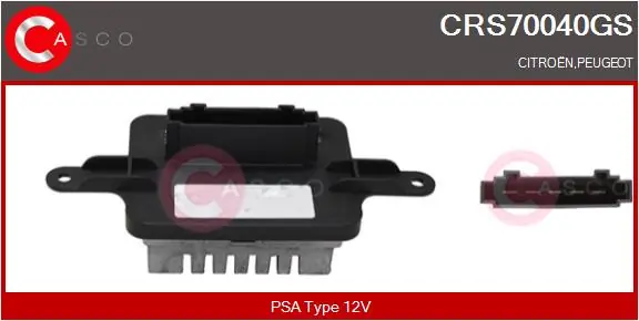 Resistor, interior blower