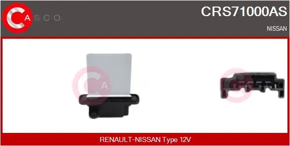 Resistor, interior blower