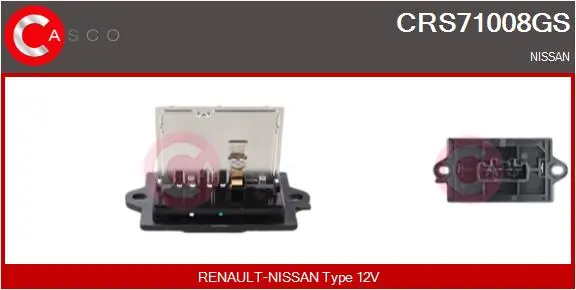 Resistor, interior blower
