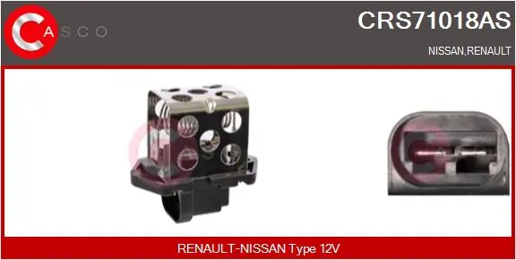 Series Resistor, electric motor (radiator fan)
