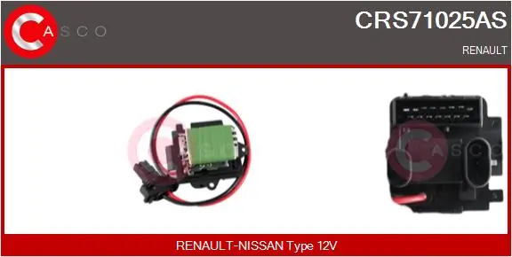 Resistor, interior blower