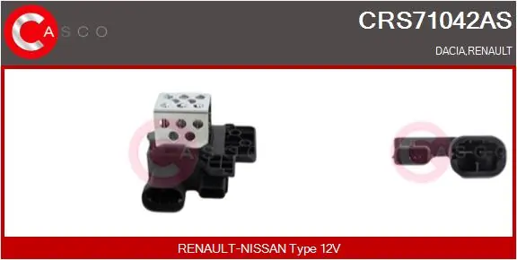 Resistor, interior blower
