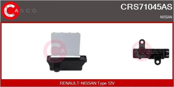 Resistor, interior blower