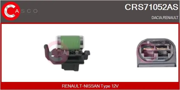 Series Resistor, electric motor (radiator fan)